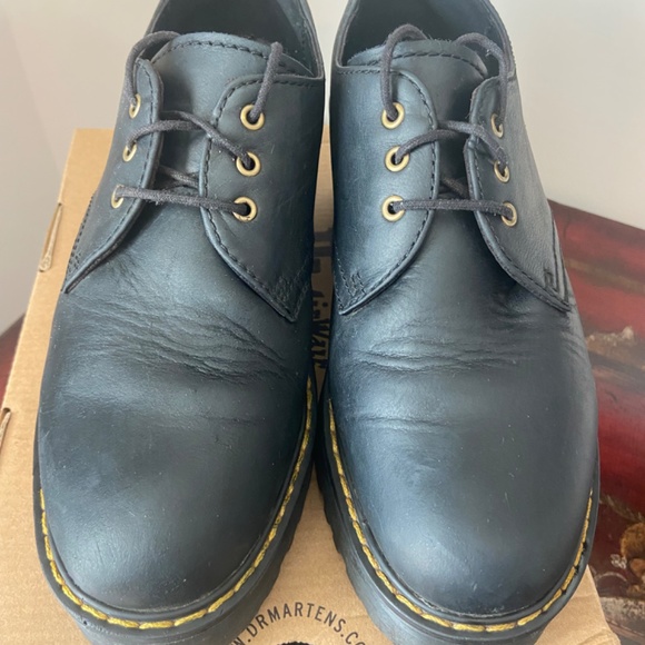 Dr Martens Platform Tie Shriver-Low Black - Picture 9 of 11